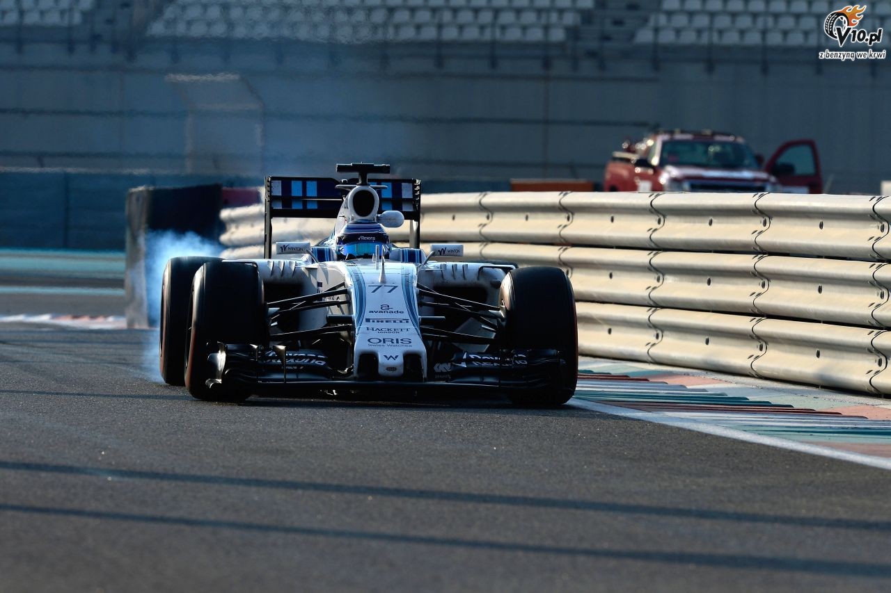 Testy opon w F1 po GP Abu Zabi 2015