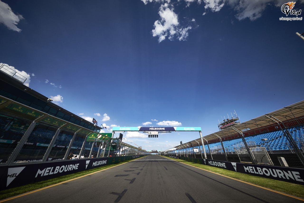GP Australii 2016 - ustawienie na starcie wycigu