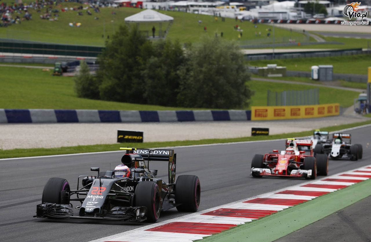 GP Austrii 2016 - wycig
