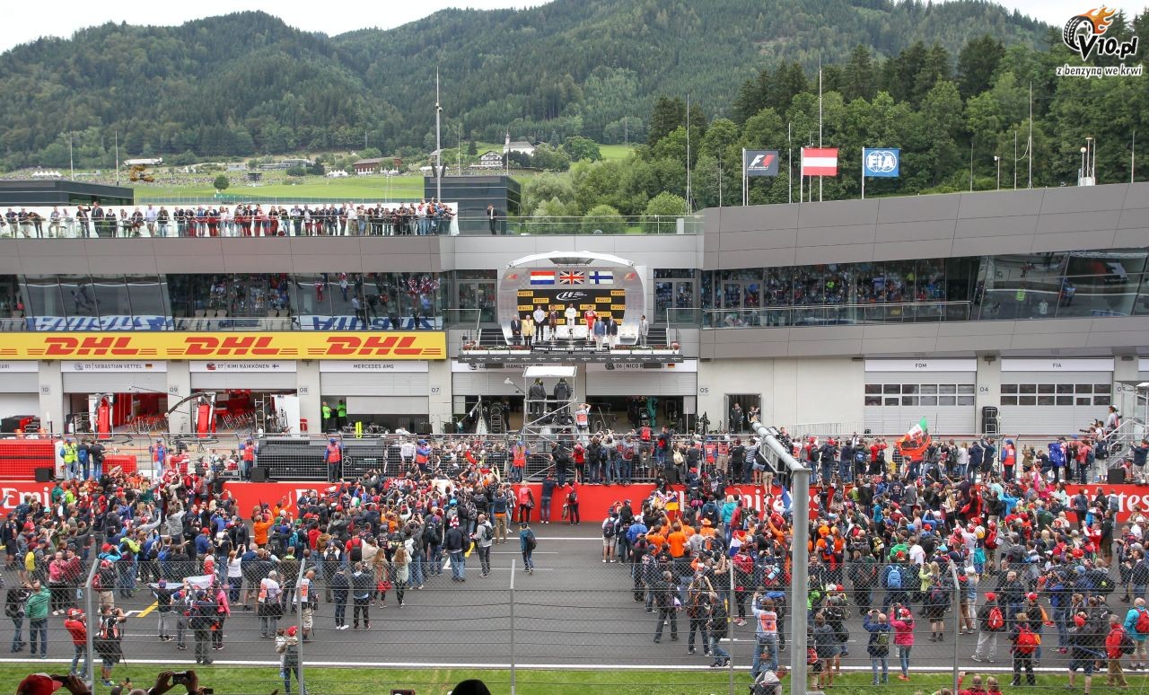 GP Austrii 2016 - wycig