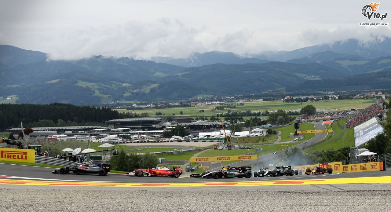 GP Austrii 2016 - wycig