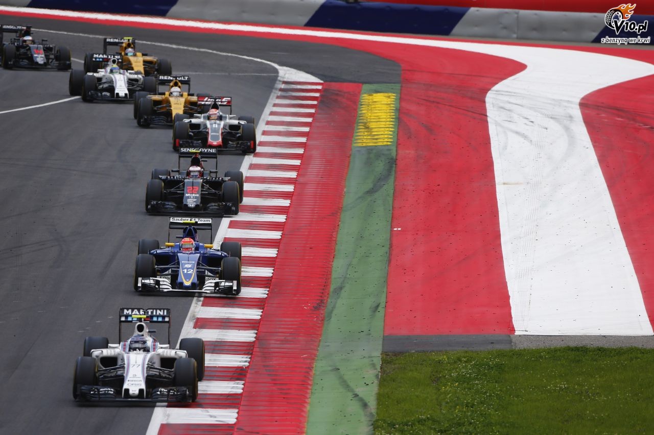 GP Austrii 2016 - wycig
