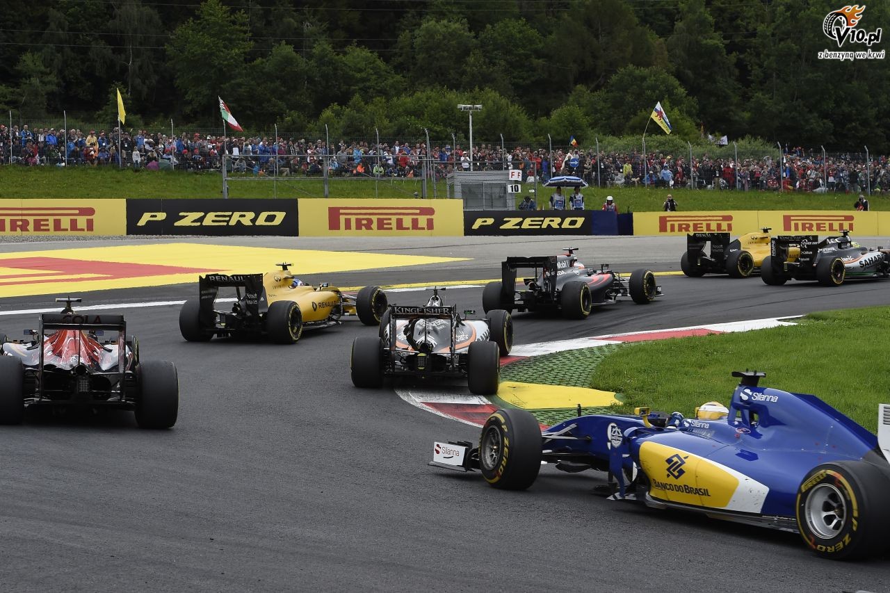 GP Austrii 2016 - wycig