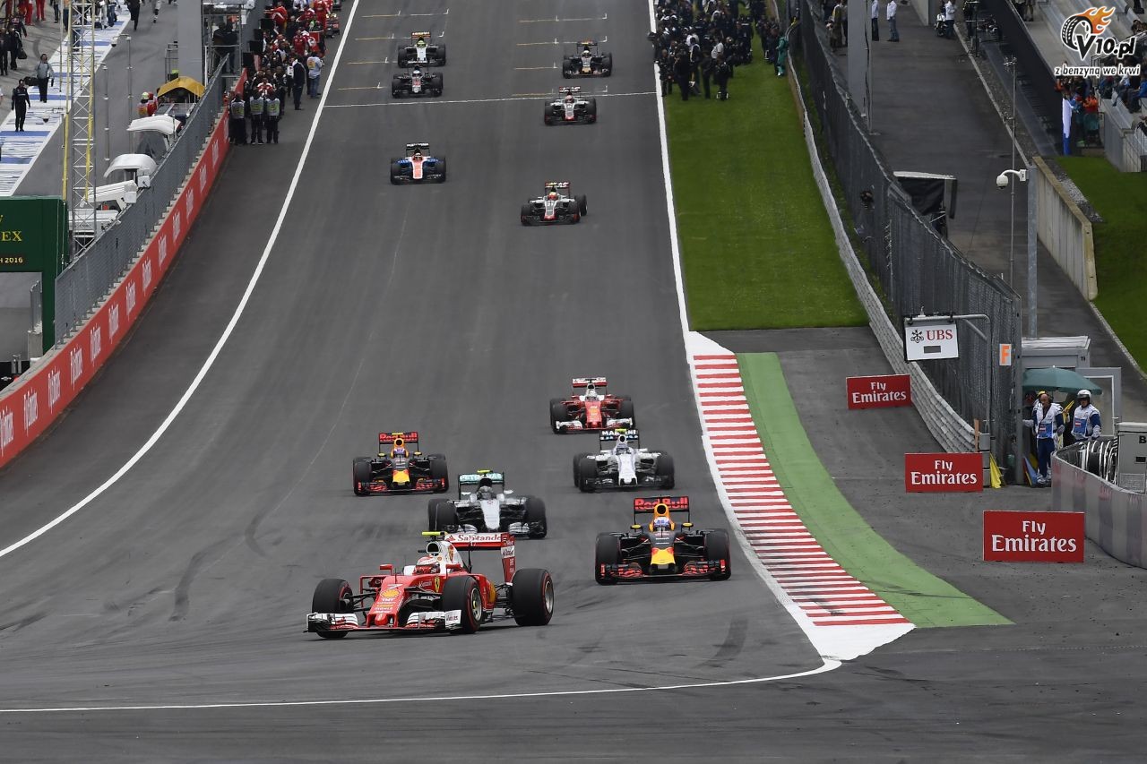 GP Austrii 2016 - wycig
