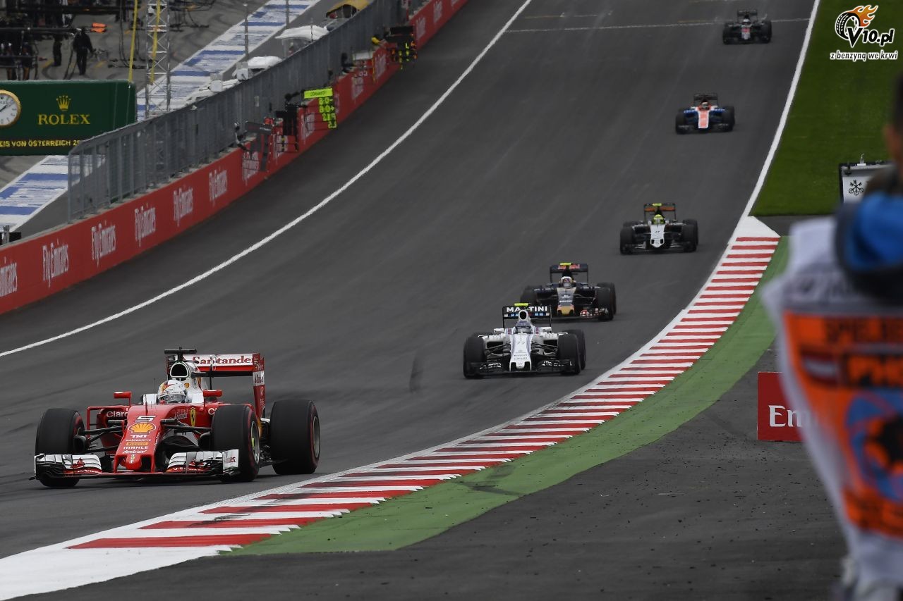 GP Austrii 2016 - wycig