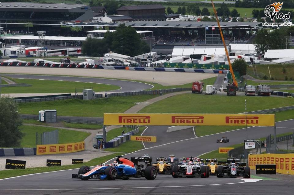 GP Austrii 2016 - wycig