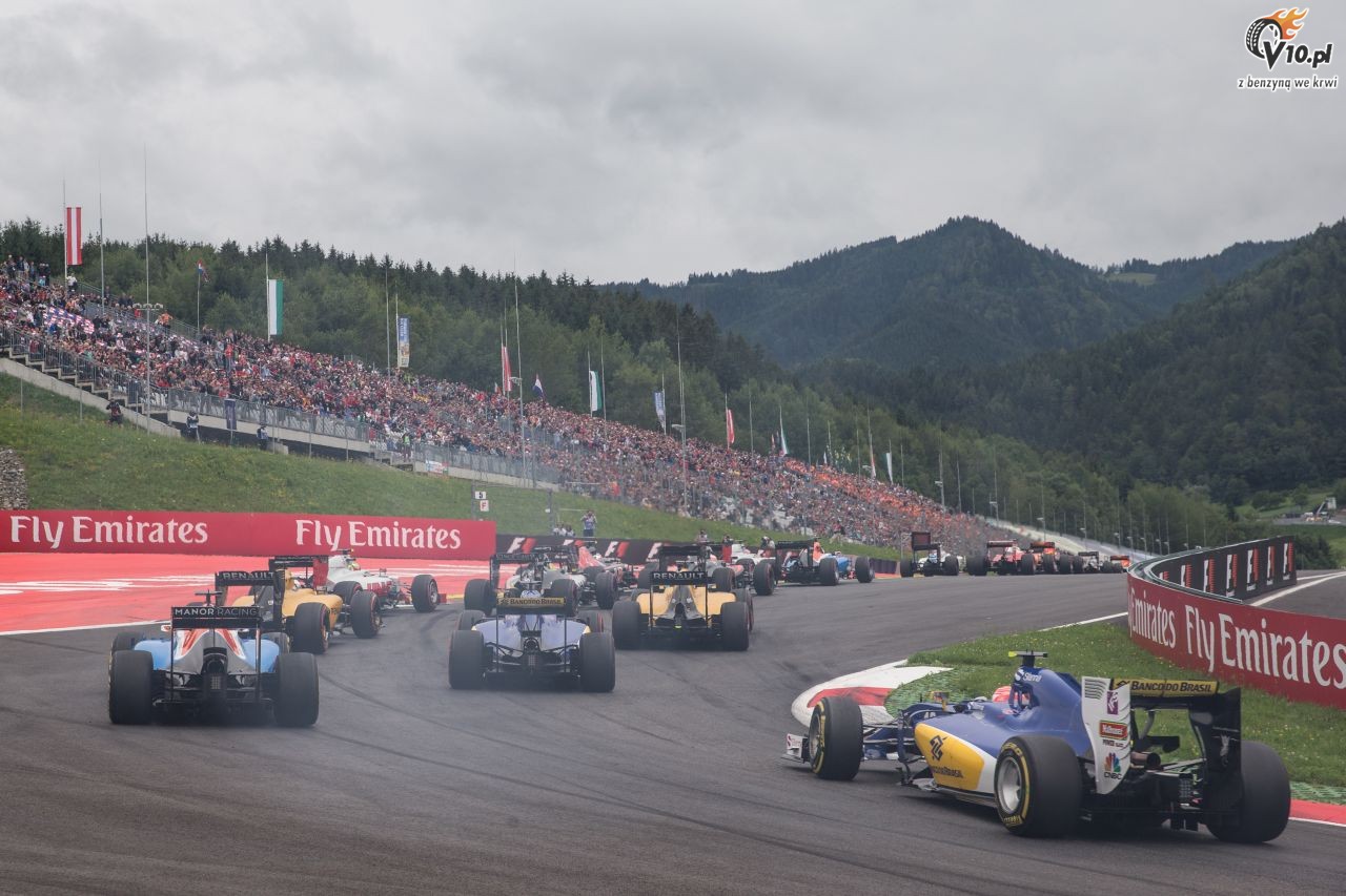 GP Austrii 2016 - wycig