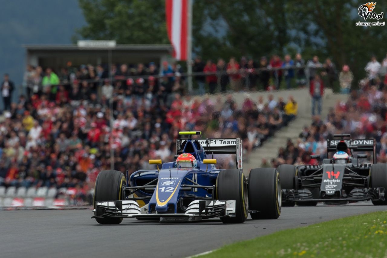 GP Austrii 2016 - wycig