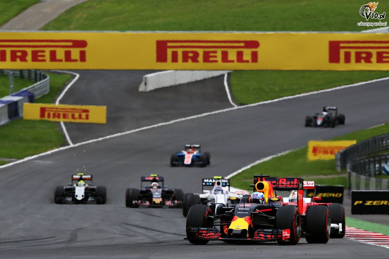 GP Austrii 2016 - wycig