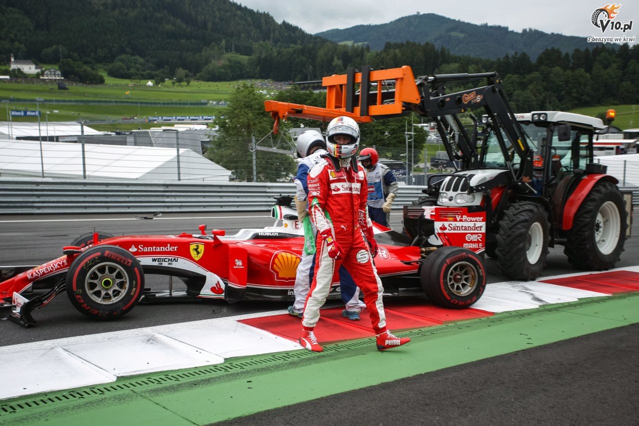 GP Austrii 2016 - wycig