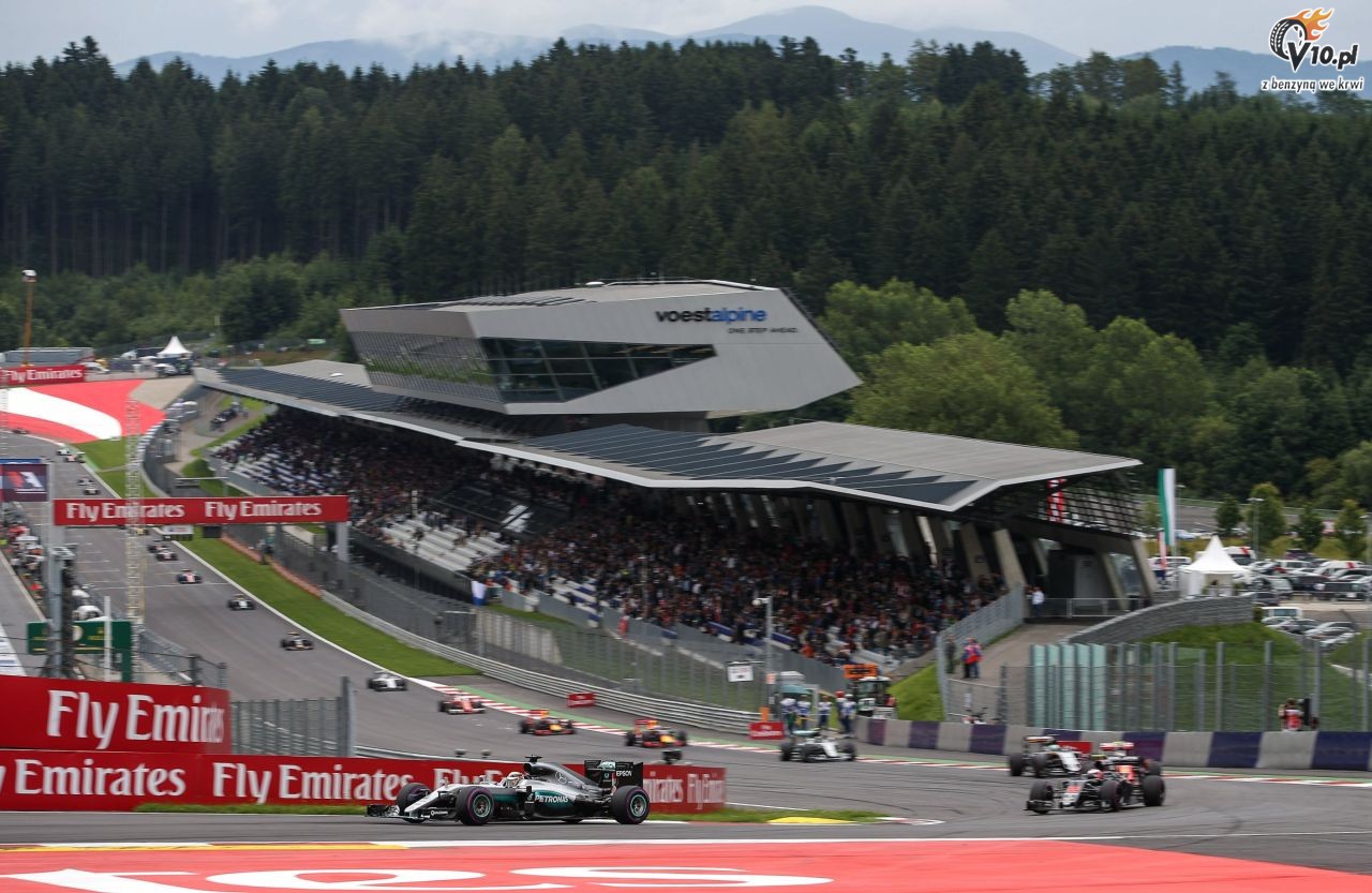 GP Austrii 2016 - wycig