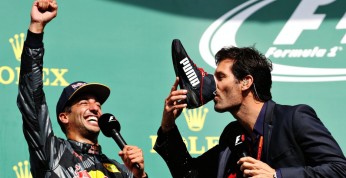 Webber o szampanie z buta Ricciardo: Nie smakował za dobrze