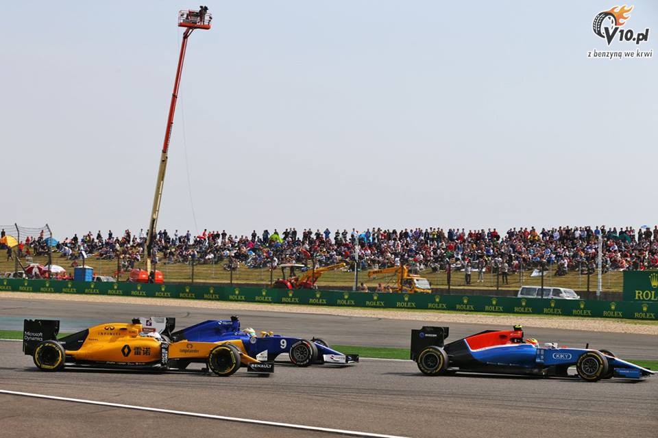 Manor na poziomie Saubera i Renault