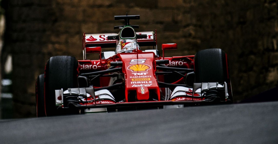 Vettel nie rozumie słabszej konkurencyjności Ferrari w Baku