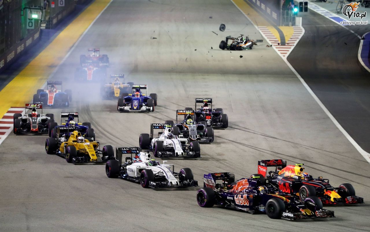 GP Singapuru 2016 - wycig