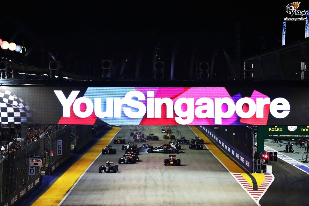 GP Singapuru 2016 - wycig