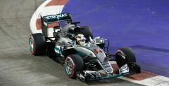 GP Singapuru - kwalifikacje: Rekordowo szybki Rosberg, klska Vettela