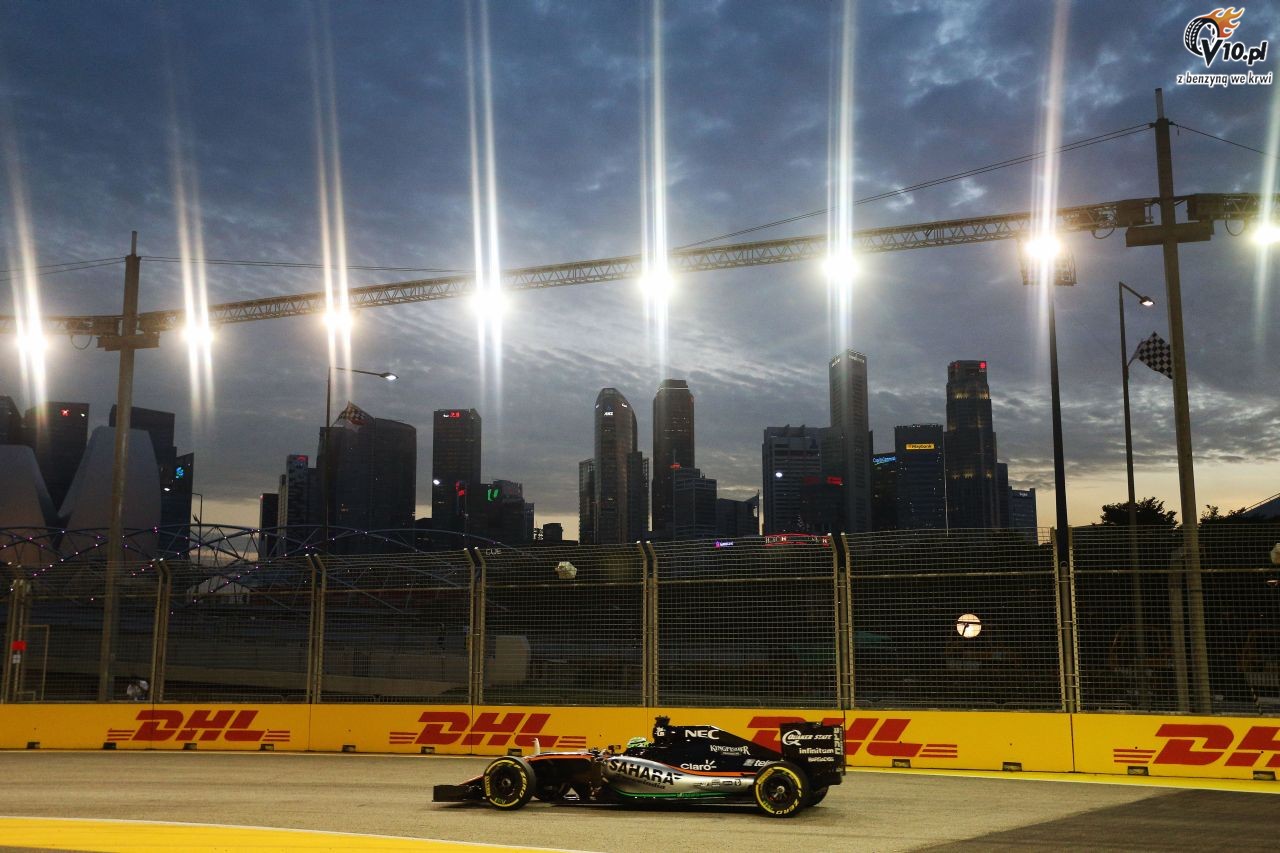 GP Singapuru 2016 - pitkowe treningi