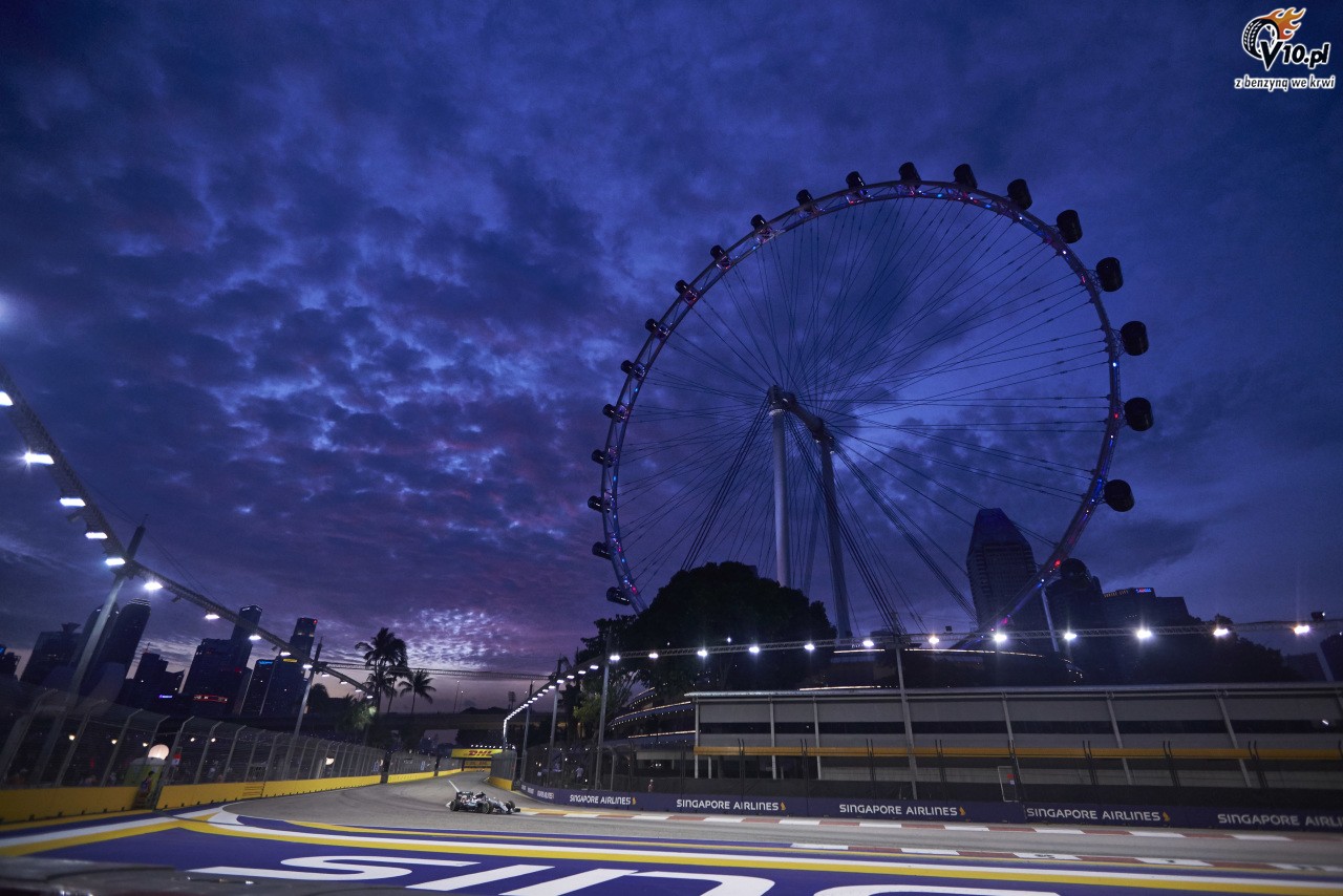 GP Singapuru 2016 - pitkowe treningi