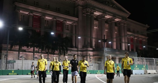GP Singapuru 2016 - przygotowania