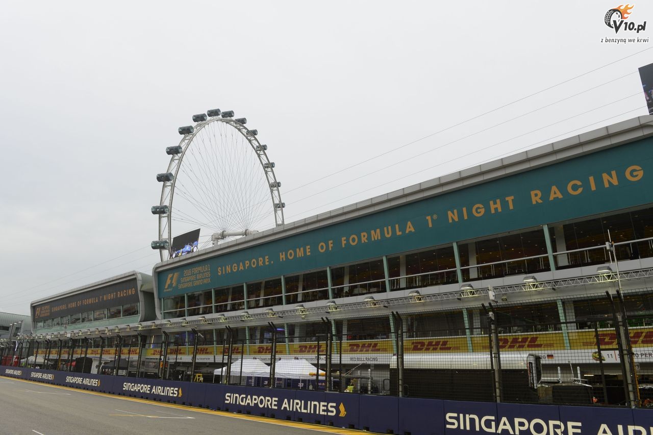 GP Singapuru 2016 - przygotowania