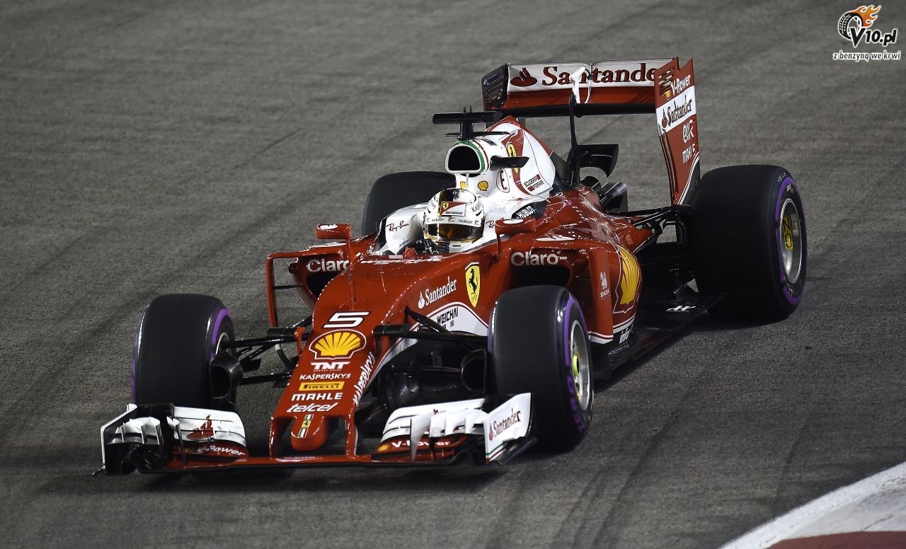 Vettel najlepszym kierowc GP Singapuru wg fanw