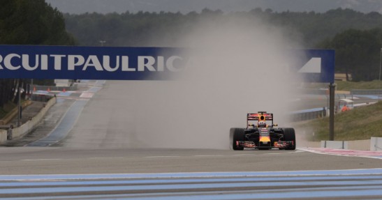 Testy deszczowych opon w F1 na Paul Ricard