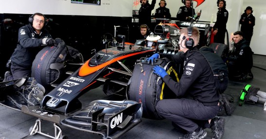 Testy deszczowych opon w F1 na Paul Ricard