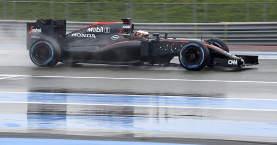 Testy deszczowych opon w F1 na Paul Ricard