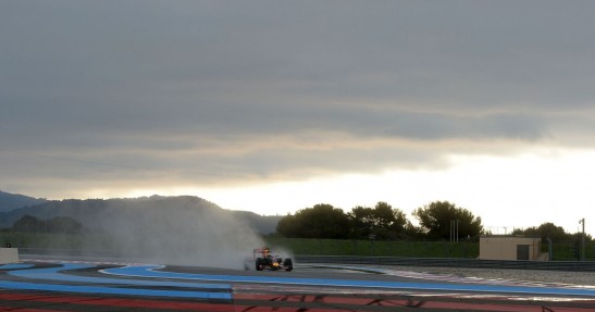 Testy deszczowych opon w F1 na Paul Ricard