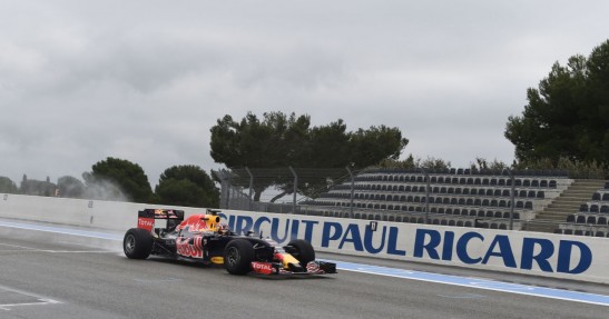 Testy deszczowych opon w F1 na Paul Ricard