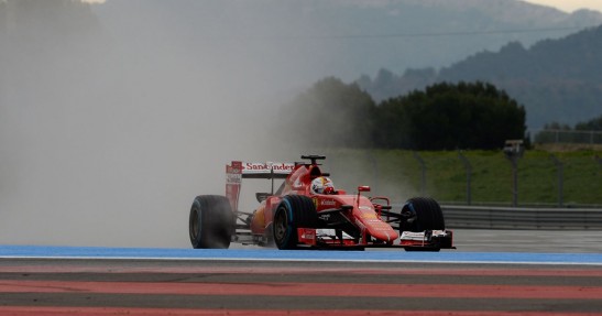 Testy deszczowych opon w F1 na Paul Ricard