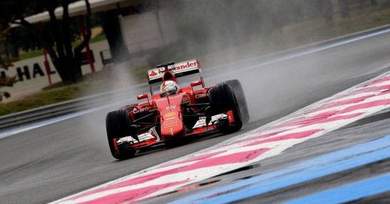 Testy deszczowych opon w F1 na Paul Ricard