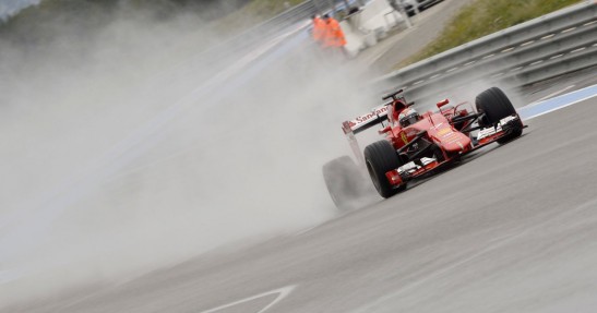 Testy deszczowych opon w F1 na Paul Ricard