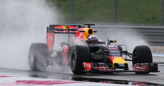 Testy deszczowych opon w F1 na Paul Ricard