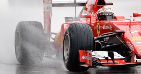 Testy deszczowych opon w F1 na Paul Ricard