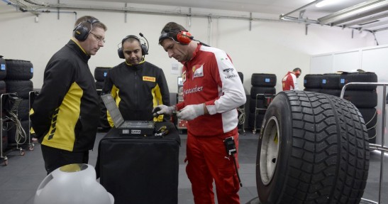 Testy deszczowych opon w F1 na Paul Ricard