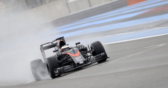 Testy deszczowych opon w F1 na Paul Ricard