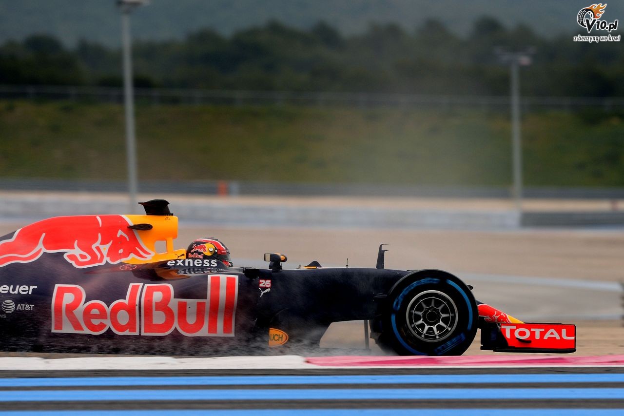 Testy deszczowych opon w F1 na Paul Ricard