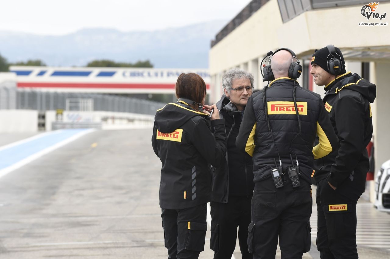 Testy deszczowych opon w F1 na Paul Ricard