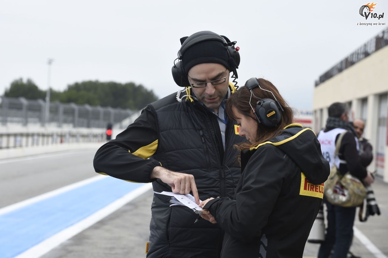 Testy deszczowych opon w F1 na Paul Ricard