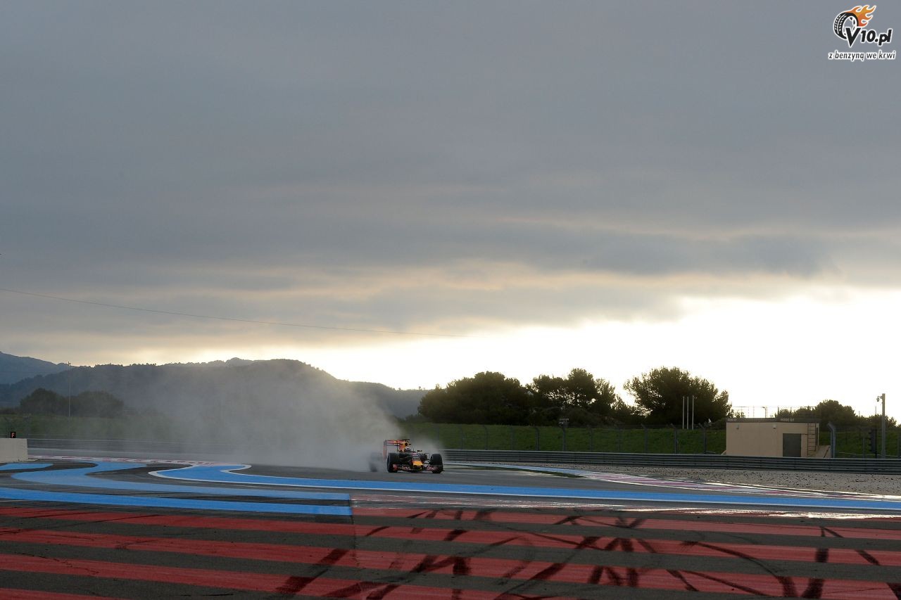 Testy deszczowych opon w F1 na Paul Ricard