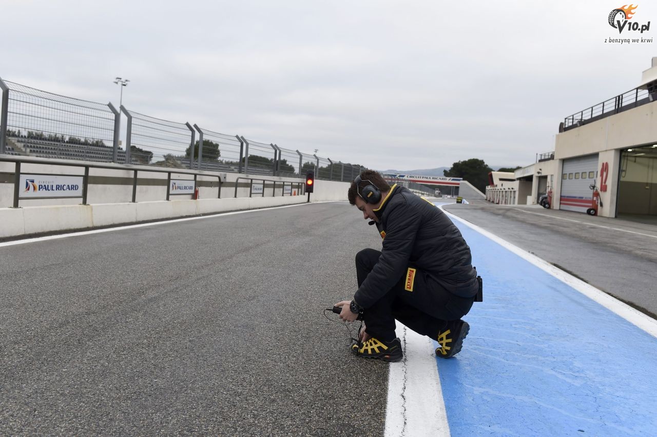 Testy deszczowych opon w F1 na Paul Ricard