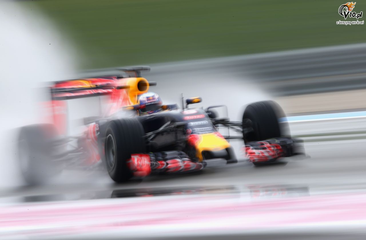 Testy deszczowych opon w F1 na Paul Ricard