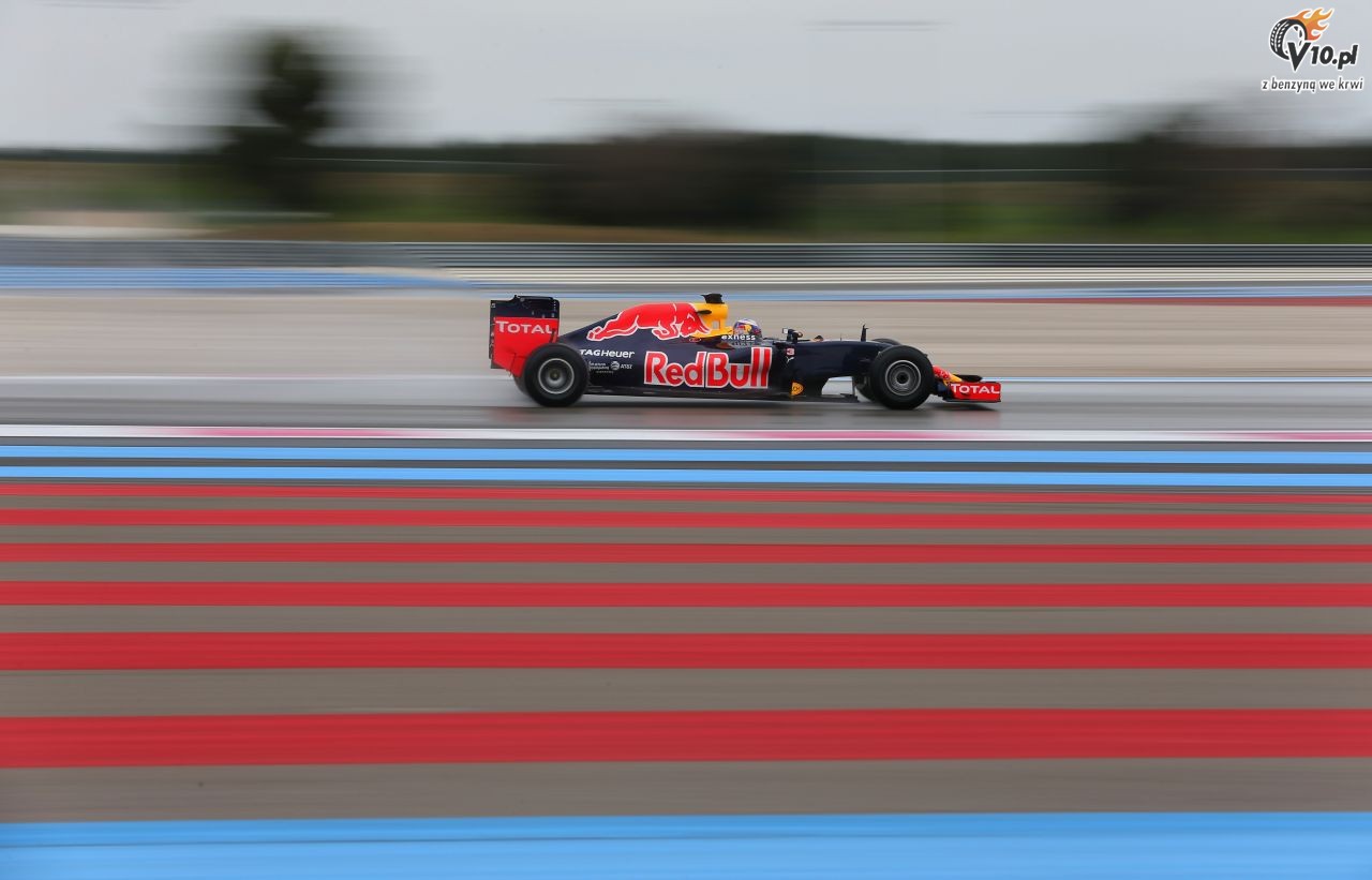 Testy deszczowych opon w F1 na Paul Ricard