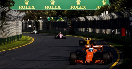 Trzy strefy DRS w GP Australii