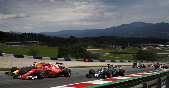 Trzy strefy DRS w GP Austrii
