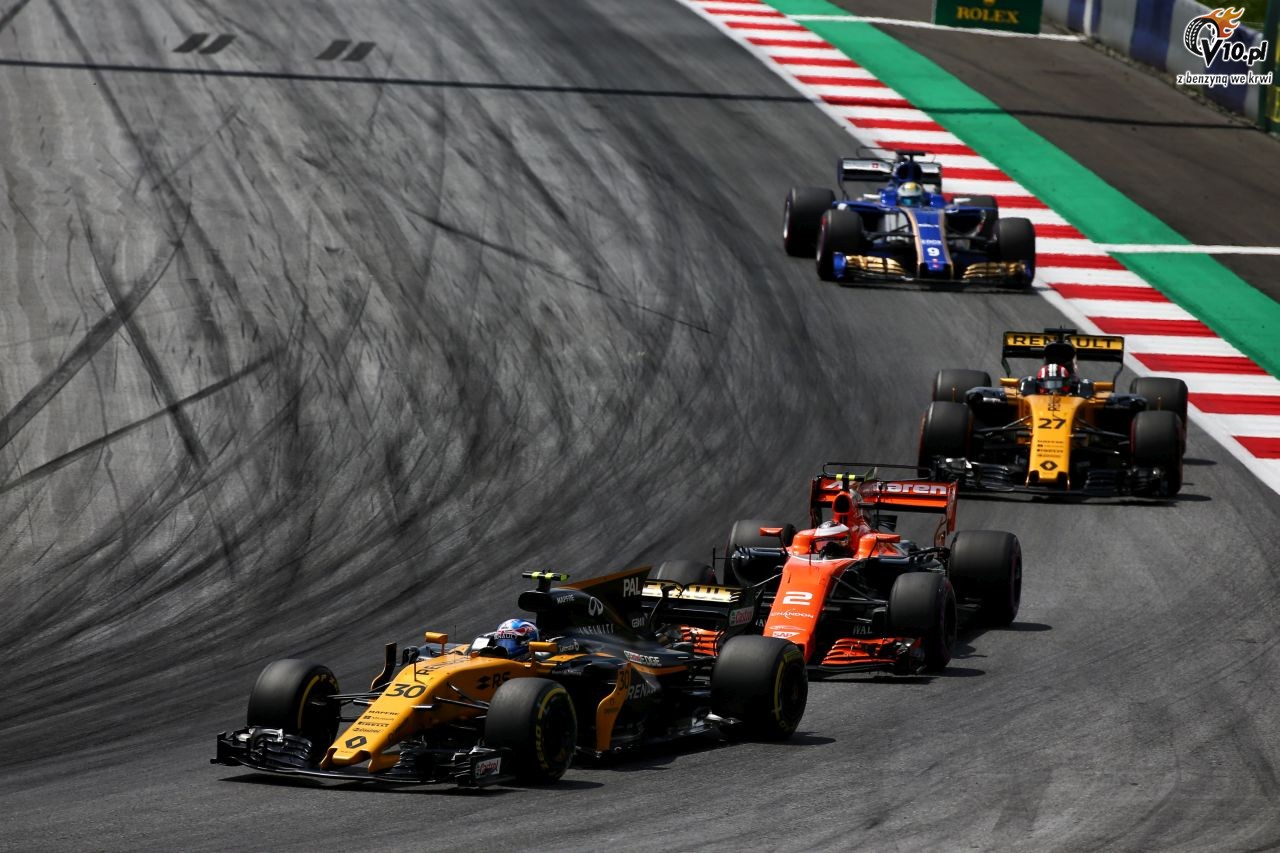 GP Austrii 2017 - wycig