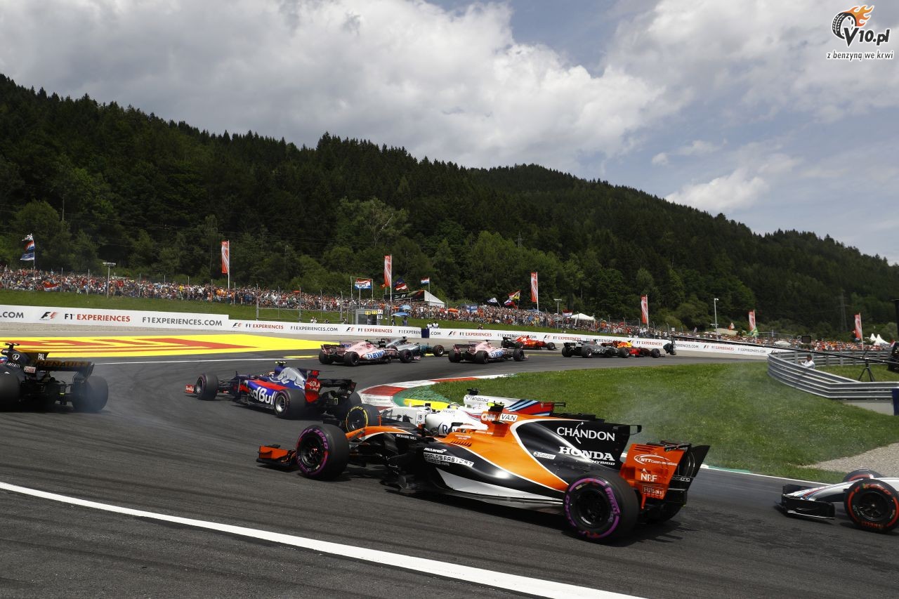 GP Austrii 2017 - wycig