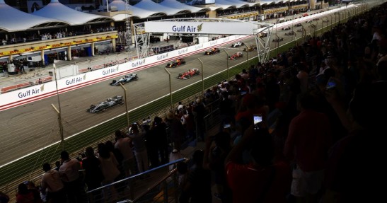 GP Bahrajnu 2018 - ustawienie na starcie wyścigu